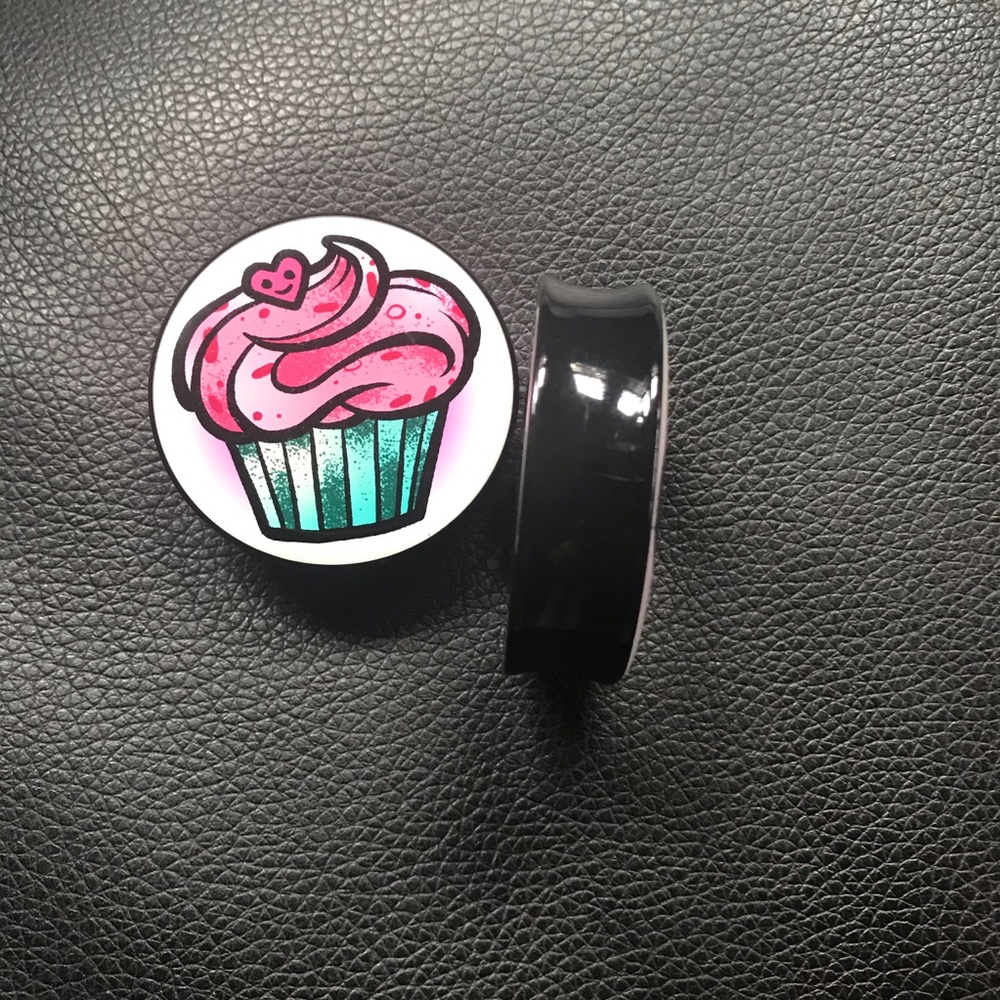 Plugs/Gauges, Cupcakes Double Flared Base - Picture 1 of 4